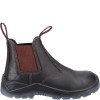 Hard Yakka Banjo Womens Dealer Boots Brown Steel Toe Cap